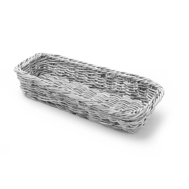 Cesta para cubiertos, gris