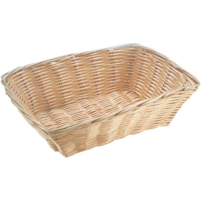 Cestino per il pane rettangolare in polyrattan 426 838 - set 3 pezzi