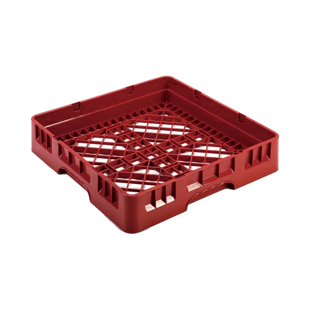 Cesto de vidro básico Amerbox, altura máxima do vidro: 70 mm, vermelho