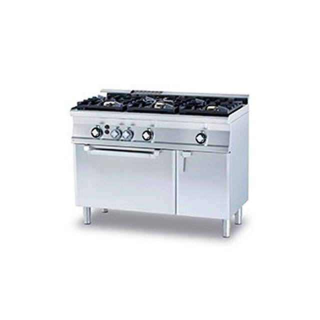 CF3 - 612 GV WOK Wok gasfornuis, met oven