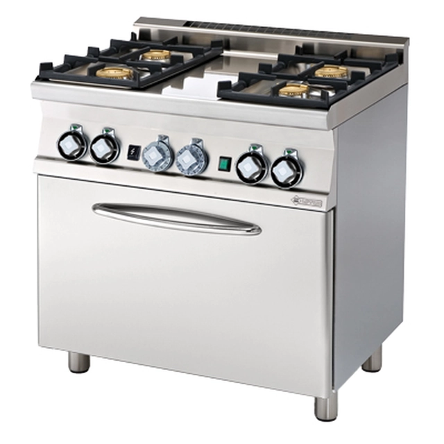 CF4 - 68 G Cucina a gas con forno elettrico