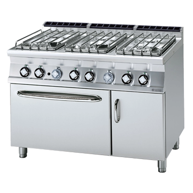 CF6 - 712 GETV/P ﻿﻿Cucina a gas con forno. elettrico