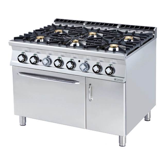 CF6 - 912 GV ﻿﻿Cucina a gas con forno