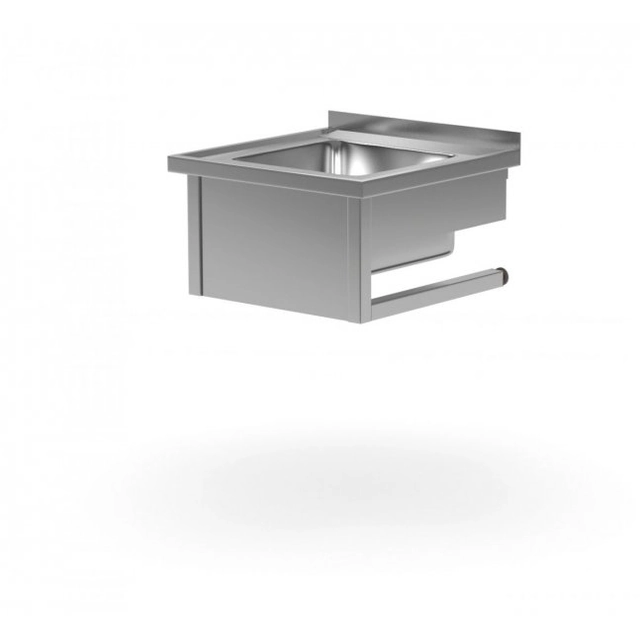 Hanging table with sink 600 x 600 x 300 mm POLGAST 211066-WI 211066-WI