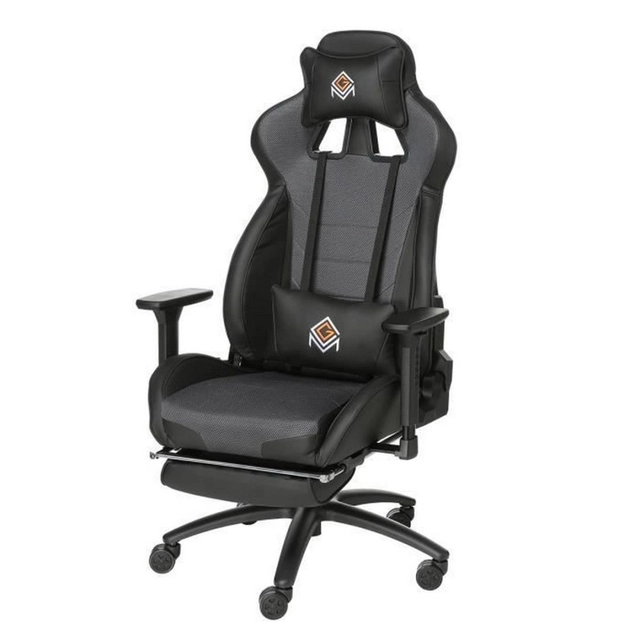 CGM šūpošanas funkciju spēļu krēsls, melns