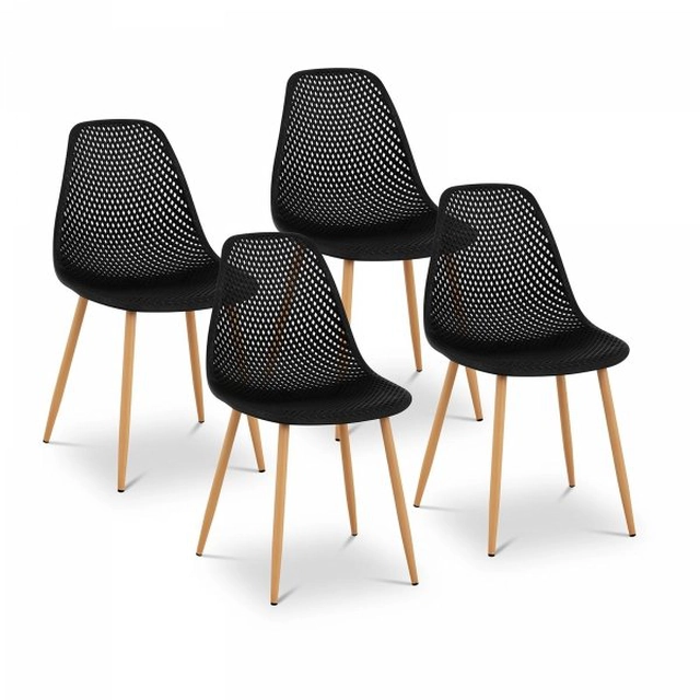 Chair - black - up to 150 kg - 4 pcs.Fromm &amp; Starck 10260131 STAR_SEAT_05