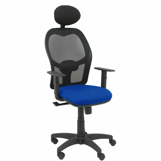 Chaise de bureau avec appui-tête Alocén P&amp;C B10CRNC Bleu