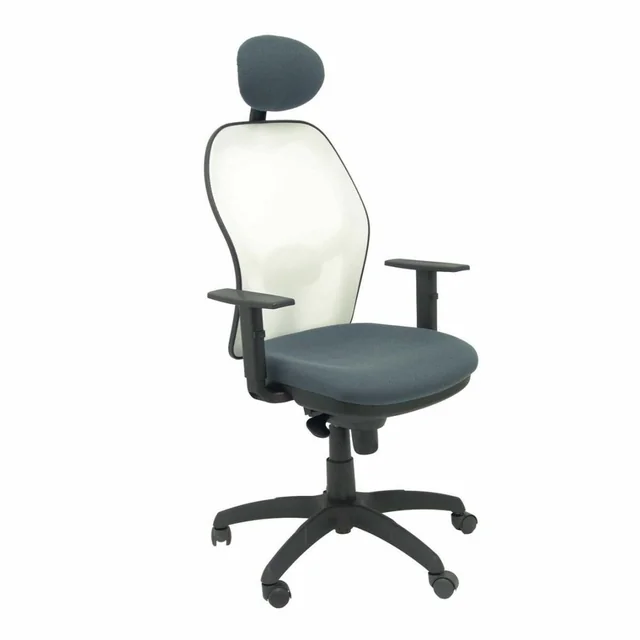 Chaise de bureau avec appui-tête Jorquera P&amp;C ALI600C Gris Gris foncé