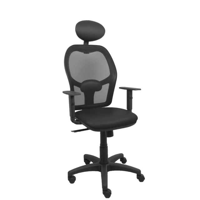 Chaise de bureau avec appui-tête P&amp;C B10CRNC Noir