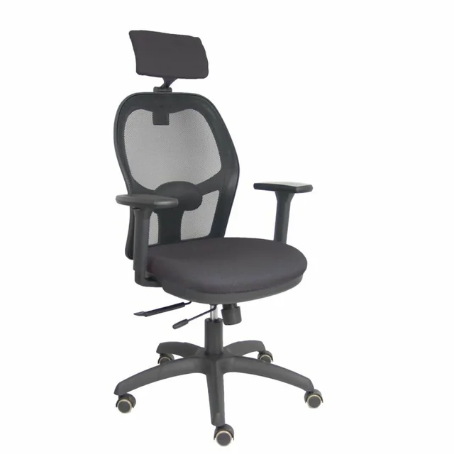 Chaise de bureau avec appui-tête P&amp;C B3DRPCR Gris foncé