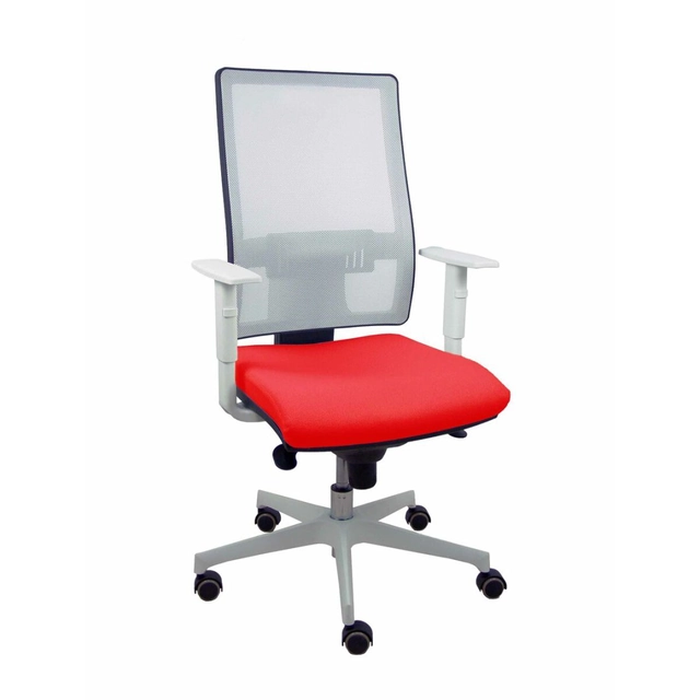 Chaise de bureau Horna P&amp;C 50B4BRP Blanc Rouge