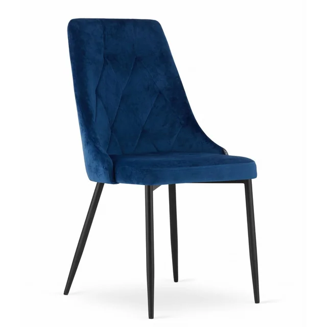 Chaise IMOLA - velours bleu marine x 1