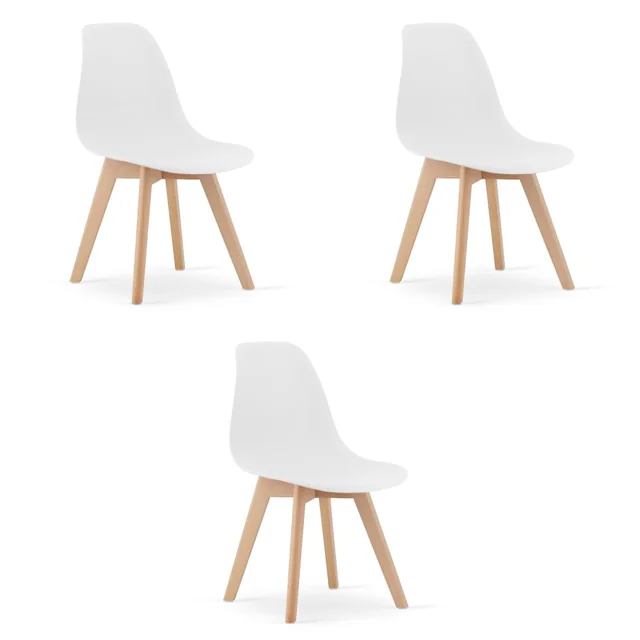 Chaise KITO - blanc x 3