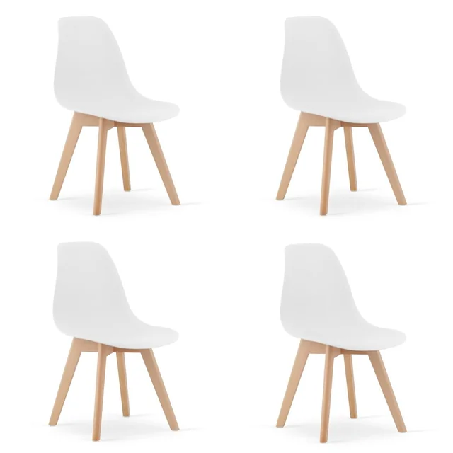 Chaise KITO - blanc x 4