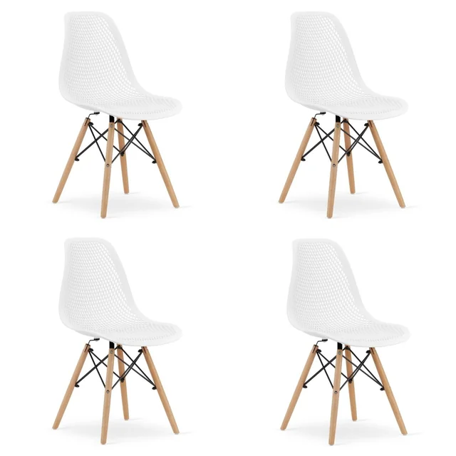 Chaise MARO - blanc x 4