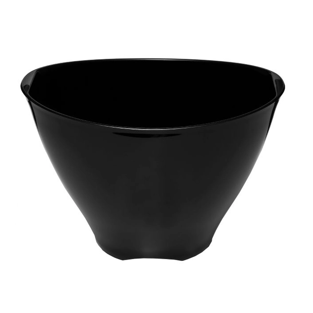 Champagne bucket, oval, plastic, black DE-00673BLK