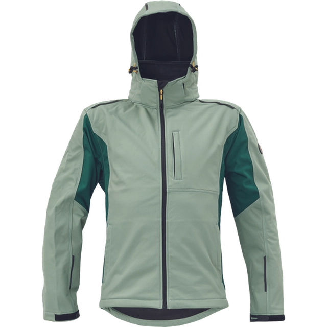 Chaqueta softshell DAYBORO verde mecánico 4XL