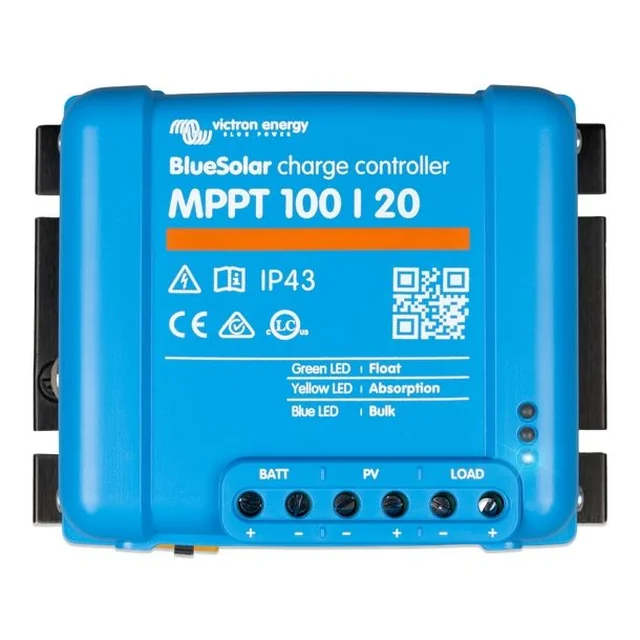 Chargeur solaire 48V 20A Victron Energy BlueSolar MPPT 100/20 - SCC110020170R