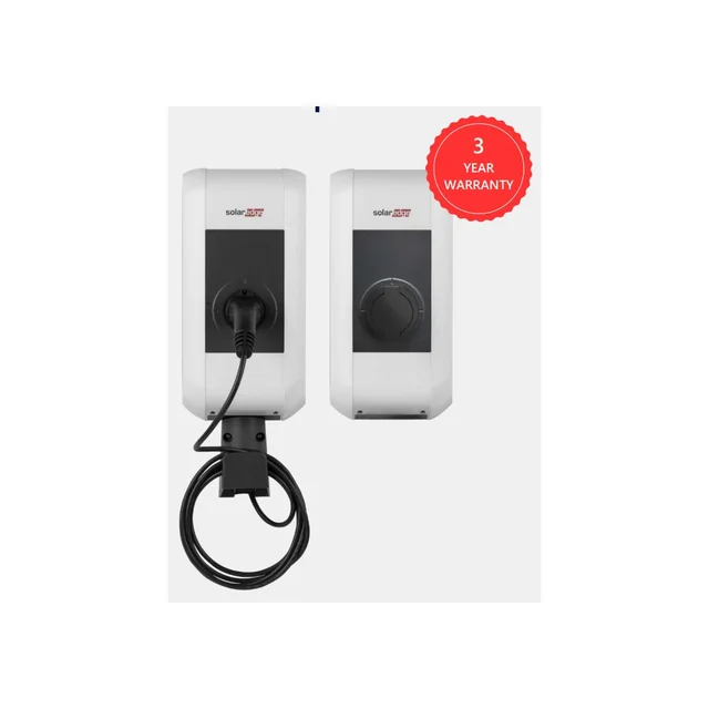 Chargeur SolarEdge EV - 22 kW, triphasé, 6m