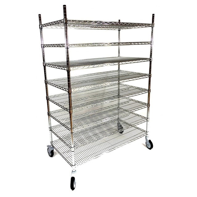 Chariot de boulangerie pour rouleaux réfrigérants 122x61x175 | Ultra