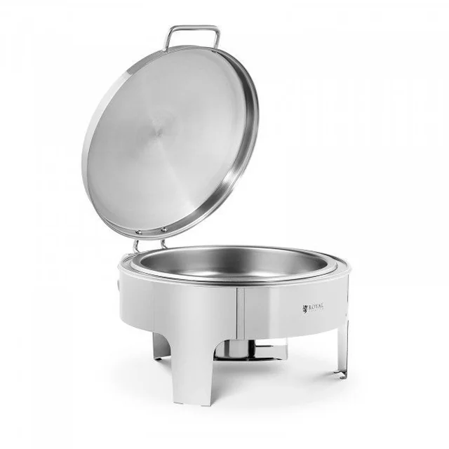 Chauffe-plats - rond - royal_catering - 5,8 l - 1 récipient à pâte ROYAL CATERING 10012408 RCCD-RT12_6L