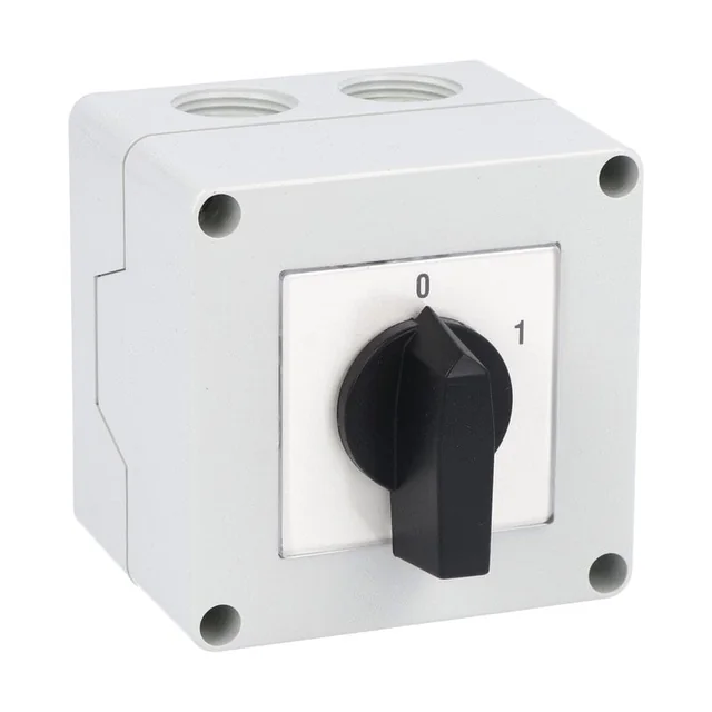 Chave 25A 7.5kw 0-1 ON-OFF 3 pólos IP65 com cassete aplicado por came industrial