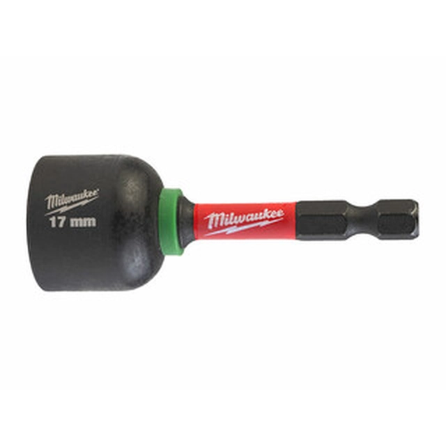 Chave de caixa longa Milwaukee 17 mm x 65 mm 1/4 bit