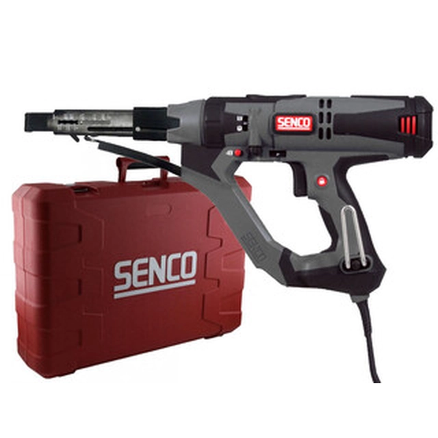 Chave de fenda elétrica Senco DS7525-AC 230 V | 600 W | 11 Nm | Comprimento do parafuso 25 - 75 mm | Diâmetro 3,5 - 5,5 mm | Em uma mala