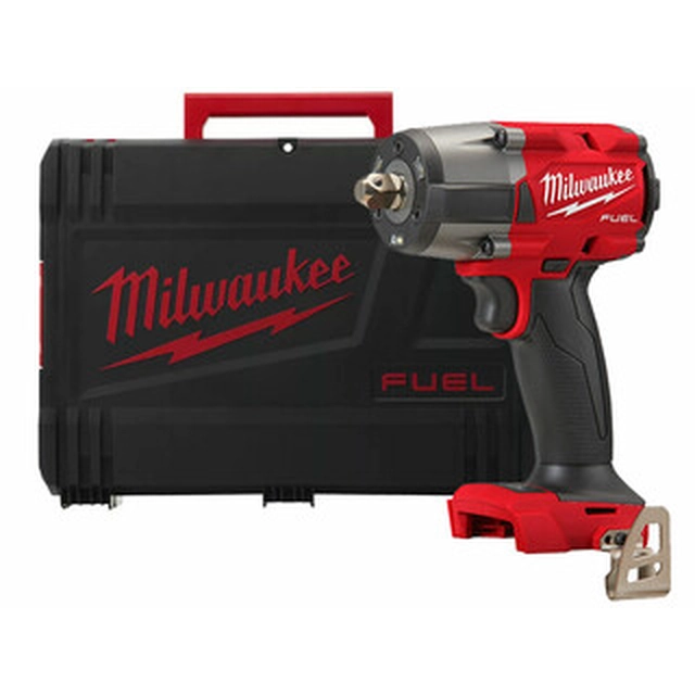 Chave de impacto sem fio Milwaukee M18FMTIW2P12-0X 18 V | 47 Nm/475 Nm/610 Nm/745 Nm | 1/2 polegadas | Carbono sem escova | Sem bateria e carregador | No caso de serviço pesado