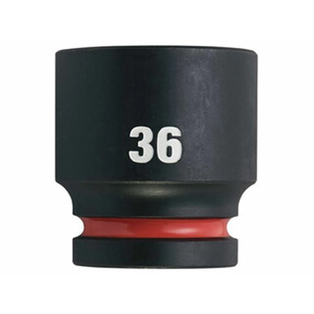 Chave de soquete curta para máquina Milwaukee 36 mm x 53 mm 3/4 polegada