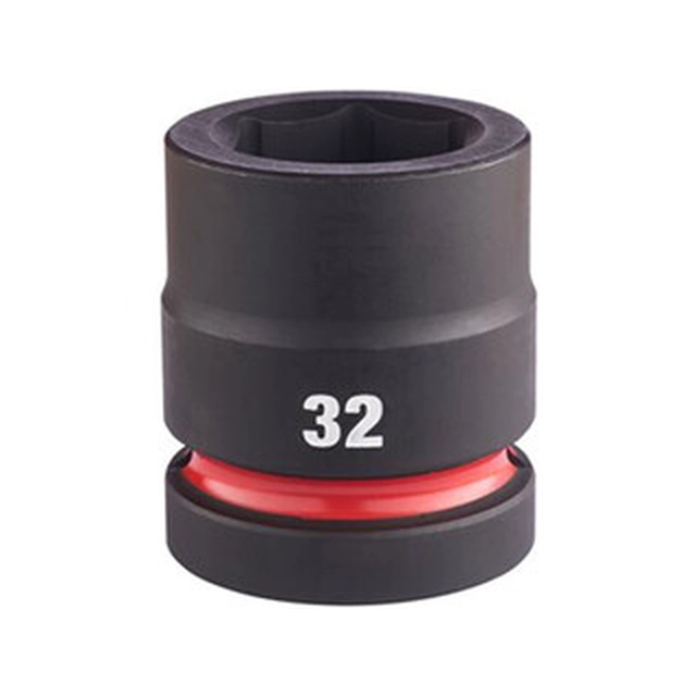 Chave de soquete curta para máquina Milwaukee 36 mm x 65 mm 1 polegada