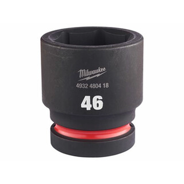 Chave de soquete curta para máquina Milwaukee 46 mm x 58 mm 1/4 polegada