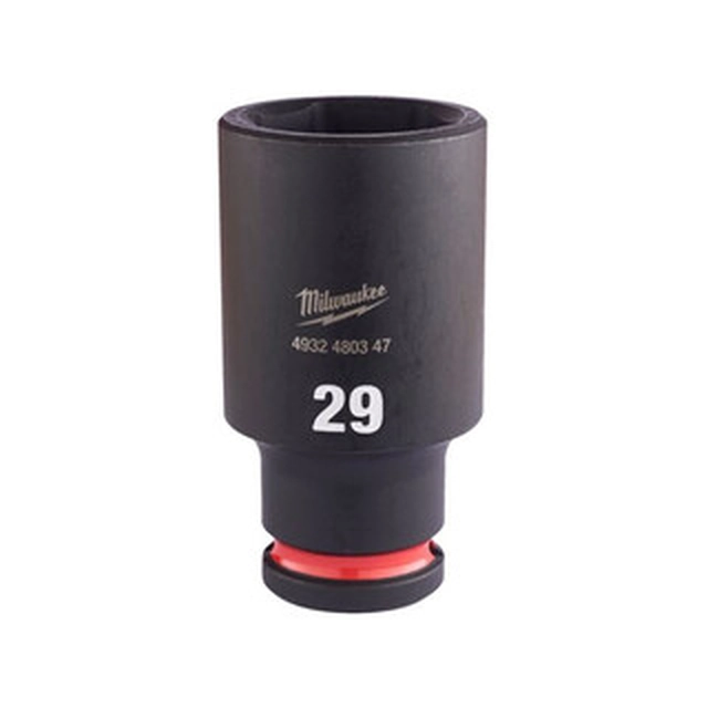 Chave de soquete longa para máquina Milwaukee 29 mm x 78 mm 1/2 polegada