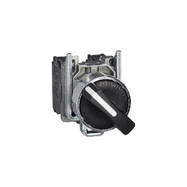 Chave Schneider Electric 3 botão de posição 22mm preto 2Z sem retorno automático (XB4BD33)