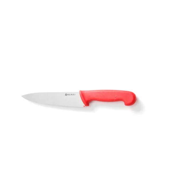 Chef's knife, blade 18 cm, red HACCP | 842621