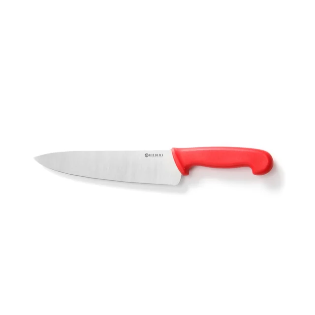 Chef's knife, blade 24 cm, red HACCP | 842720