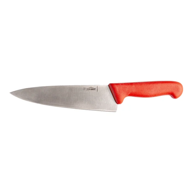 Chef's knife length 20 cm red