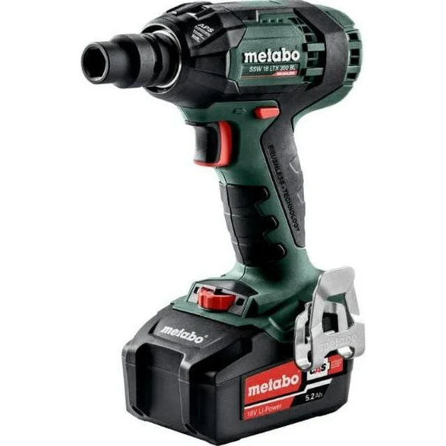 Cheie de impact Metabo CHEIE DE IMPACT METABO 18V 300Nm 2x5,2Ah LI-ION BRUSHLESS LTX 300 BL MET602395650