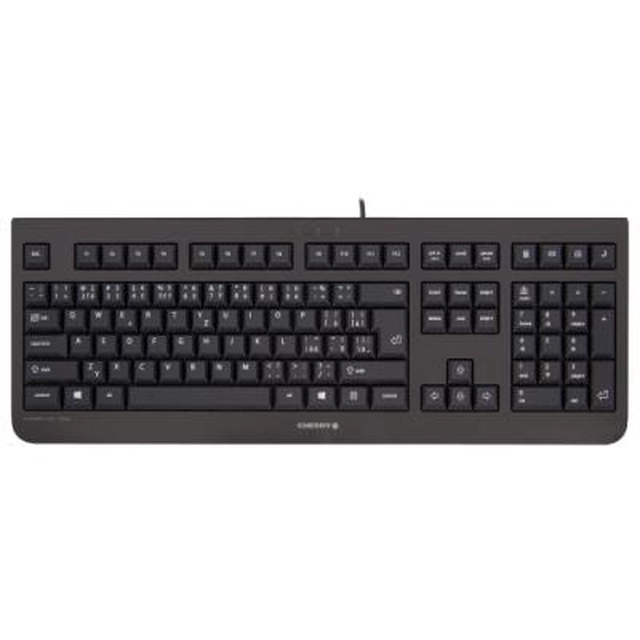 CHERRY keyboard KC 1000, wired, USB, CZ + SK layout, black