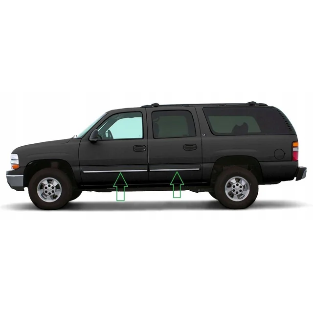 Chevy Suburban 2000-2006 - Chrome protective side door strips