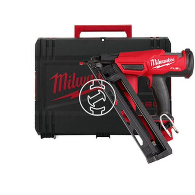 Chiodatrice per strutture a batteria Milwaukee M18FN15GA-0X 18 V | 32 - 64 mm | Diametro 1,8 mm | 34° | Senza spazzole in carbonio | Senza batteria e caricabatterie | In custodia resistente