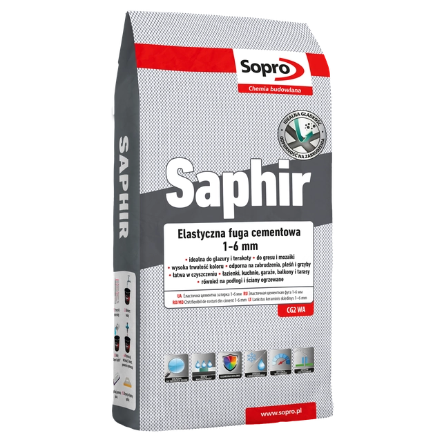 Chit de ciment Sopro Saphir Bej Bahama (34) 3 kg