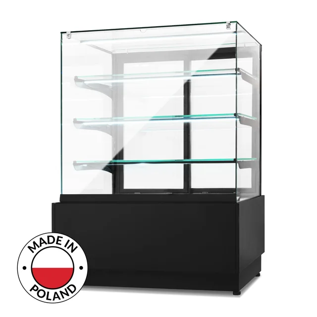 Chladicí vitrína na cukrovinky Dolce Visione Premium 900 | osvětlený sokl | 900x670x1300 mm