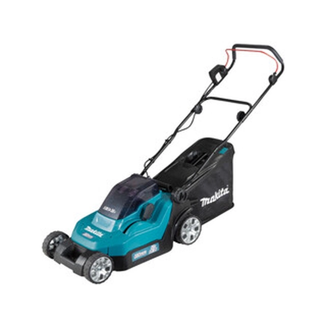 Χλοοκοπτικό μπαταρίας Makita DLM382Z 2 x 18 V | 380 mm | 560 m² | Βούρτσα άνθρακα | Χωρίς μπαταρία και φορτιστή