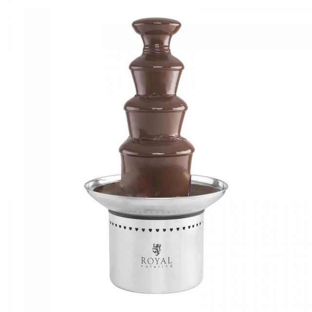 Chocoladefontein - 4 verdiepingen - 6 kg ROYAL CATERING 10010559 RCCF-230W