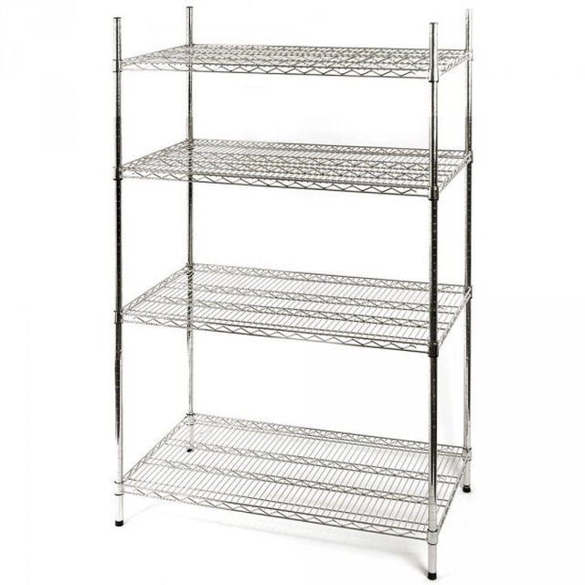 Chrome warehouse shelf 4 shelves 910x455x1800mm STALGAST 680092 680092