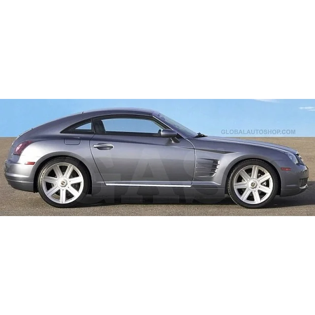 Chrysler Crossfire - CHROME lišty na dekorativních chromových bočních dveřích