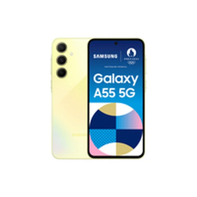 Chytré telefony Samsung A55 5G ŽLUTÁ 8 GB RAM 128 GB Žlutá Černá