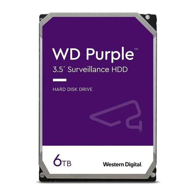 Cietais disks 6TB Western Digital Purple — WD64PURZ