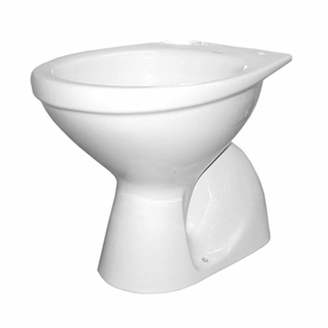 Circle IDOL Compact funnel bowl, horizontal outflow, white color Code M13200000